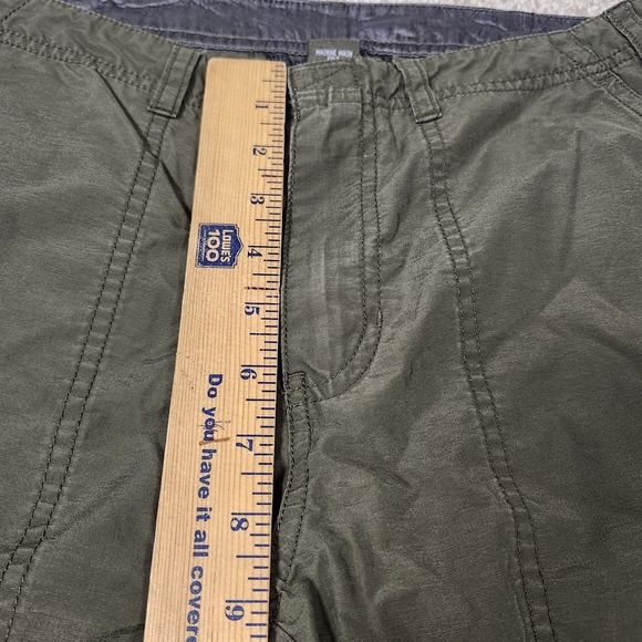 Abercrombie & Fitch Y2K Cargo Pants Women's 4 Olive Green Zip Hem Utility - Picture 5 of 9
